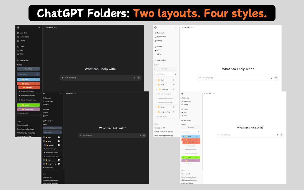 ChatGPT Folders Picture 3